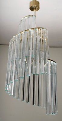 Mid-Century Italian Murano Glass Ceiling Lamp by Pia Guidetti Crippa for Lumi, 1960s-FER-549688