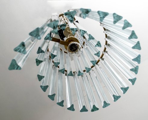 Mid-Century Italian Murano Glass Ceiling Lamp by Pia Guidetti Crippa for Lumi, 1960s-FER-549688