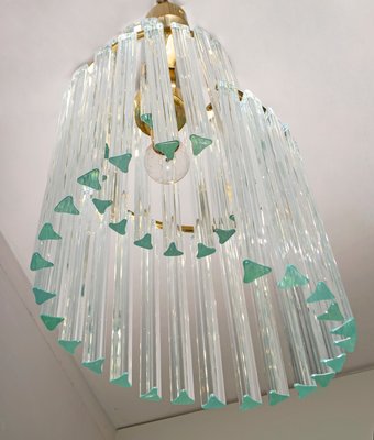 Mid-Century Italian Murano Glass Ceiling Lamp by Pia Guidetti Crippa for Lumi, 1960s-FER-549688