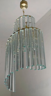 Mid-Century Italian Murano Glass Ceiling Lamp by Pia Guidetti Crippa for Lumi, 1960s-FER-549688