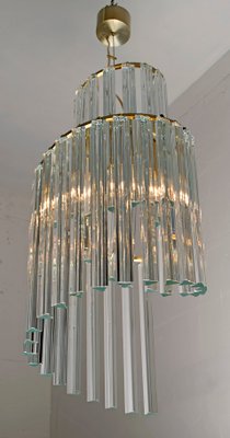 Mid-Century Italian Murano Glass Ceiling Lamp by Pia Guidetti Crippa for Lumi, 1960s-FER-549688