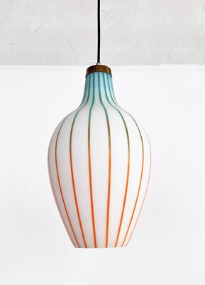 Mid-Century Italian Murano Glass Pendant Light in Massimo Vignelli style, 1960s-VNE-1367047