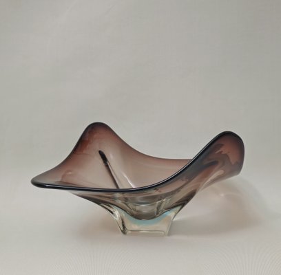 Mid-Century Italian Murano Glass Submerged Bowl, 1970s-ZST-1768574