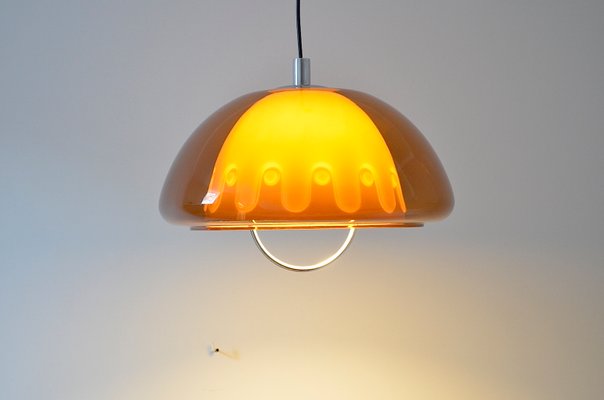 Mid-Century Italian Mushroom Pendant Lamp from Meblo, 1960s-OV-743039