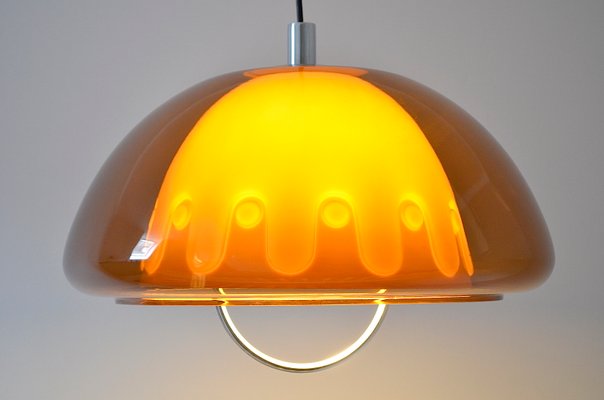 Mid-Century Italian Mushroom Pendant Lamp from Meblo, 1960s-OV-743039