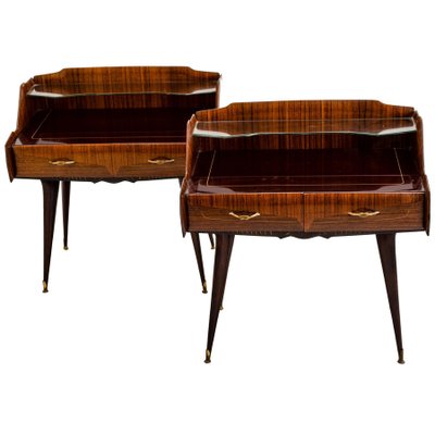 Mid-Century Italian Nightstands in the Style of Paolo Buffa, 1950s, Set of 2-MBH-1032712