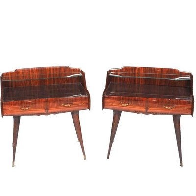 Mid-Century Italian Nightstands in the Style of Paolo Buffa, 1950s, Set of 2-MBH-1032712