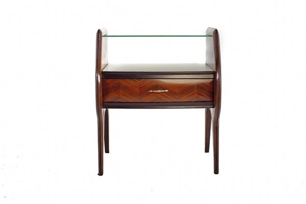 Mid-Century Italian Nightstands in the style of Vittorio Dassi, Set of 2-FO-1332928