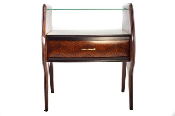 Mid-Century Italian Nightstands in the style of Vittorio Dassi, Set of 2-FO-1332928