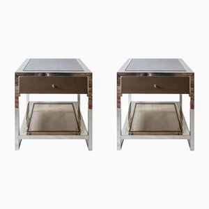 Mid-Century Italian Nightstands, Set of 2-ZVH-1294822