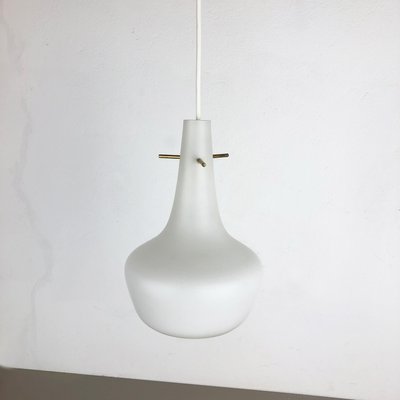 Mid-Century Italian Opal Glass Tube Hanging Light in the Style of Stilnovo, 1950-QZ-1134009