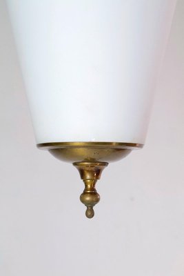 Mid Century Italian Opaline Pendant Lamp-FO-810372