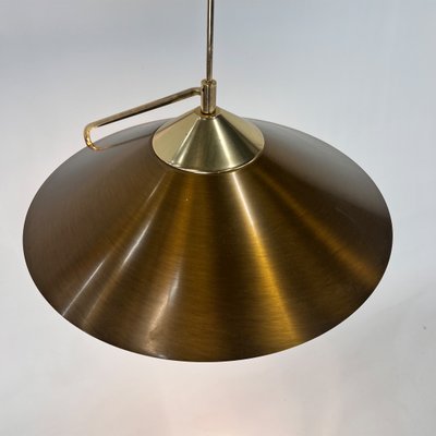 Mid-Century Italian Pendant in Brass, 1970s-RMX-2019798