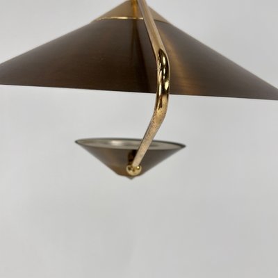 Mid-Century Italian Pendant in Brass, 1970s-RMX-2019798