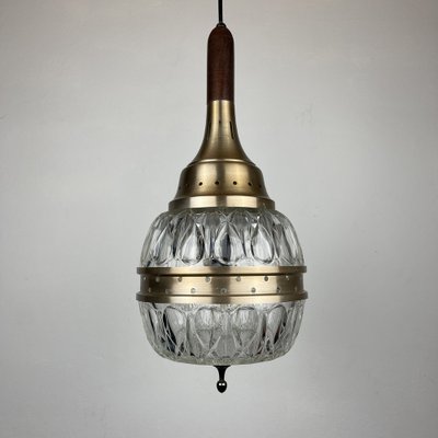 Mid-Century Italian Pendant Lamp in Glass, 1960s-WQC-1223693