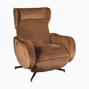 Mid-Century Italian Reclinable Lounge Chair, 1950-MBH-1032680