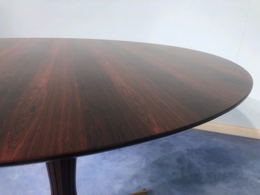 Mid-Century Italian Rosewood Dining Table Attributed to Paolo Buffa, 1950s-MTX-731230