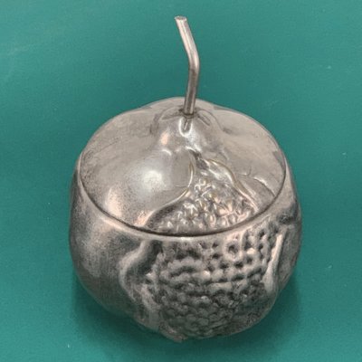 Mid-Century Italian Silver Plate Pomegranate Ice Bucket from Teghini Firenze, 1960s-JDR-1126163