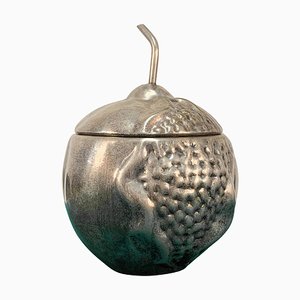 Mid-Century Italian Silver Plate Pomegranate Ice Bucket from Teghini Firenze, 1960s-JDR-1126163