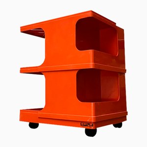 Mid-Century Italian Space Age Bar Trolley or Side Table by Giovanni Pelis for Stile Neolt, 1960s-UAH-1763493