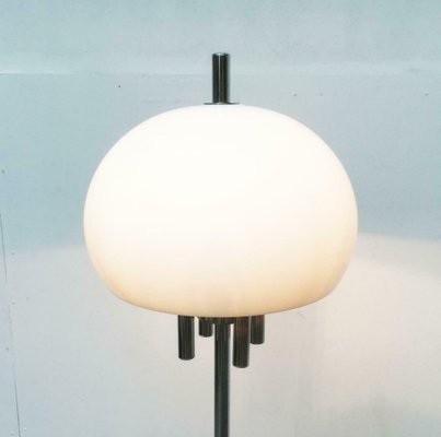 Mid-Century Italian Space Age Floor Lamp with Stone Base, 1960s-UAH-1725652