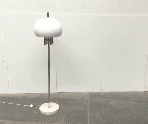 Mid-Century Italian Space Age Floor Lamp with Stone Base, 1960s-UAH-1725652