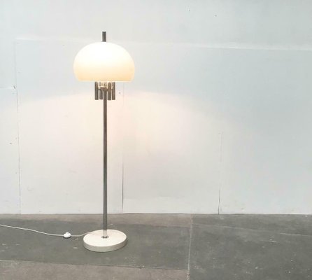 Mid-Century Italian Space Age Floor Lamp with Stone Base, 1960s-UAH-1725652