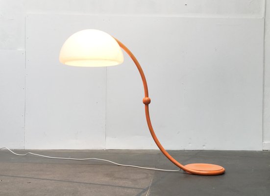 Mid-Century Italian Space Age Serpente Floor Lamp by Elio Martinelli for Martinelli Luce, 1970s-UAH-882941