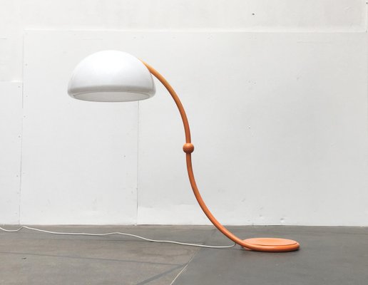 Mid-Century Italian Space Age Serpente Floor Lamp by Elio Martinelli for Martinelli Luce, 1970s-UAH-882941