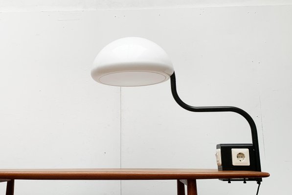 Mid-Century Italian Space Age Serpente Table Clamp Lamp by Elio Martinelli for Martinelli Luce-UAH-1081465