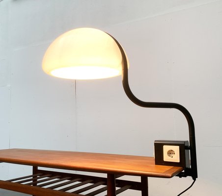 Mid-Century Italian Space Age Serpente Table Clamp Lamp by Elio Martinelli for Martinelli Luce-UAH-1081465