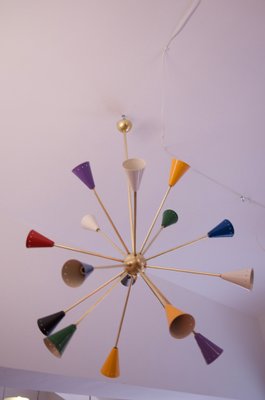 Mid-Century Italian Sputnik Chandelier, 1958-AX-847997