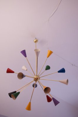 Mid-Century Italian Sputnik Chandelier, 1958-AX-847997