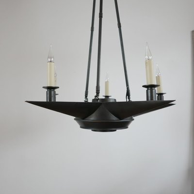 Mid-Century Italian Star-Shaped Chandelier-JRP-885772