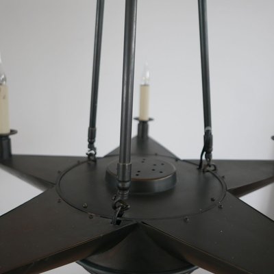 Mid-Century Italian Star-Shaped Chandelier-JRP-885772