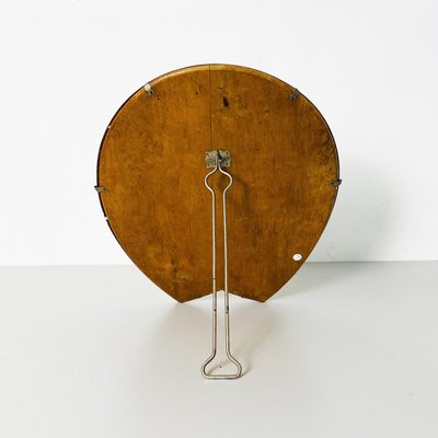 Mid-Century Italian Table Mirror in Wood and Iron from Luigi Fontana, 1950s-GDD-1251067