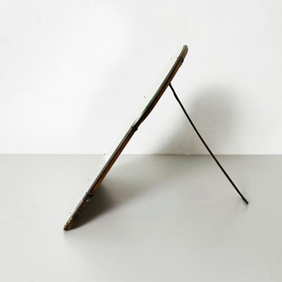 Mid-Century Italian Table Mirror in Wood and Iron from Luigi Fontana, 1950s-GDD-1251081