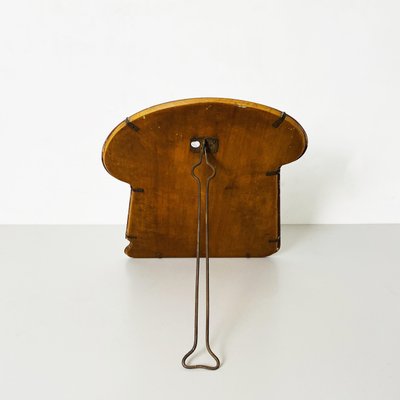 Mid-Century Italian Table Mirror in Wood and Iron from Luigi Fontana, 1950s-GDD-1251081