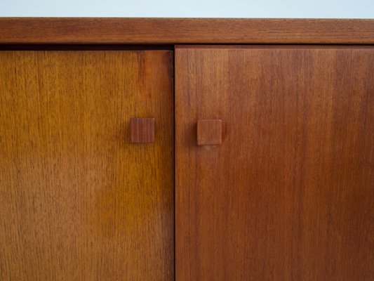 Mid-Century Italian Teak and Brass Sideboard from La Permanente Mobili Cantù, 1960s-ZYF-703490