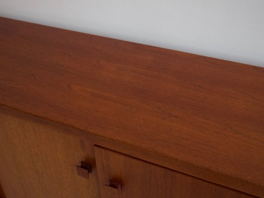 Mid-Century Italian Teak and Brass Sideboard from La Permanente Mobili Cantù, 1960s-ZYF-703490