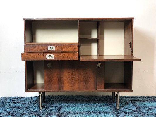 Mid-Century Italian Teak High Sideboard, Italy, 1960s-FQG-1748618