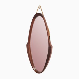 Mid-Century Italian Teak Mirror, 1960s-IRH-1791500