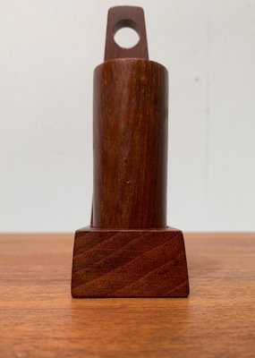 Mid-Century Italian Teak Pepper and Salt Shaker from Anri Form, Italy, Set of 3-UAH-1034972