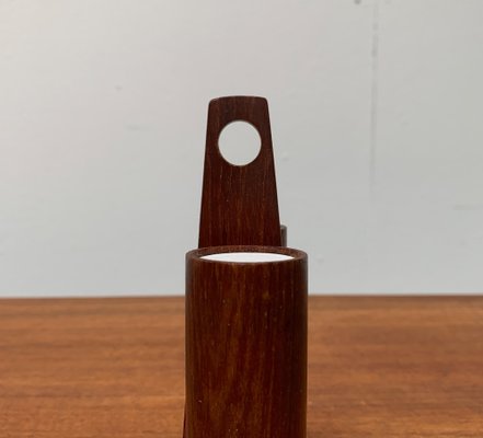 Mid-Century Italian Teak Pepper and Salt Shaker from Anri Form, Italy, Set of 3-UAH-1034972