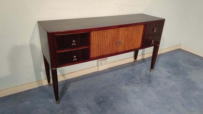 Mid-Century Italian Teak Sideboard Attributed to Paolo Buffa, 1950s-MTX-988608