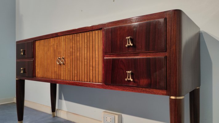 Mid-Century Italian Teak Sideboard Attributed to Paolo Buffa, 1950s-MTX-988608