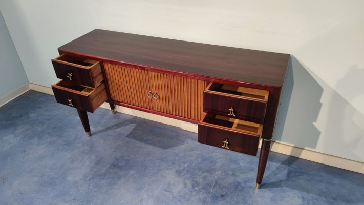 Mid-Century Italian Teak Sideboard Attributed to Paolo Buffa, 1950s-MTX-988608