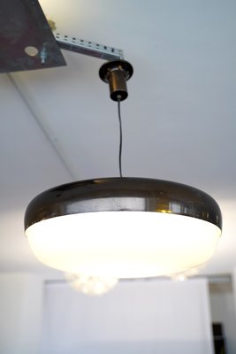 Mid-Century Italian UFO Ceiling Lamp from Stilnovo, 1950s-OT-753216