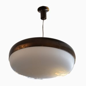 Mid-Century Italian UFO Ceiling Lamp from Stilnovo, 1950s-OT-753216