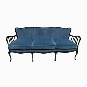 Mid-Century Italian Velvet Sofa by Paolo Buffa, 1950s-FER-712959